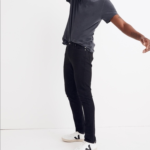 Madewell skinny authentic flex jeans classic black wash - Picture 2 of 4